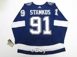 Steven Stamkos Tampa Bay Lightning Authentic Home Pro Adidas Hockey Jersey