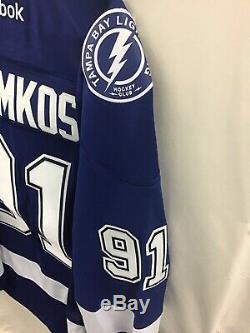 Steven Stamkos Tampa Bay Lightning Blue Reebok Jersey Size XL