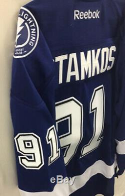 Steven Stamkos Tampa Bay Lightning Blue Reebok Jersey Size XL