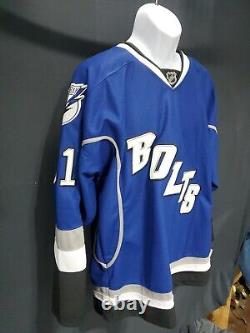 Steven Stamkos Tampa Bay Lightning Bolts Jersey Size Large 52 Fight Strap