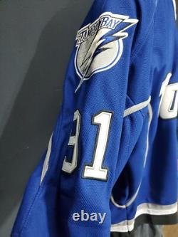 Steven Stamkos Tampa Bay Lightning Bolts Jersey Size Large 52 Fight Strap