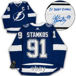 Steven Stamkos Tampa Bay Lightning Signed & Inscribed Rocket Adidas Jersey