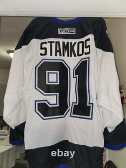 Steven Stamkos Tampa Bay Lightning White Official Throwback Jersey Size L