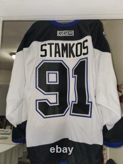 Steven Stamkos Tampa Bay Lightning White Official Throwback Jersey Size L