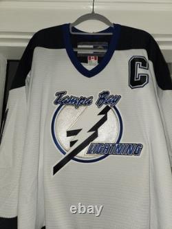 Steven Stamkos Tampa Bay Lightning White Official Throwback Jersey Size L