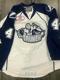 Syracuse Crunch Game Worn Jake Dotchin Reebok Jersey Tampa Bay Lightning