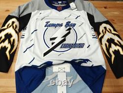 TAMPA BAY LIGHTNING AUTHENTIC ADIDAS REVERSE RETRO 2.0 HOCKEY JERSEY blank 46