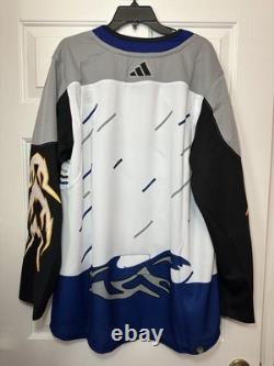 TAMPA BAY LIGHTNING Authentic ADIDAS Reverse Retro 2.0 Hockey Jersey Size 54 NWT