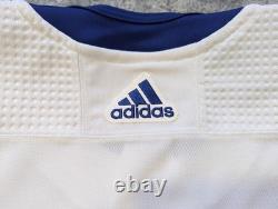 TAMPA BAY LIGHTNING Authentic White Jersey Adidas sz 58 Made in Canada MiC NHL