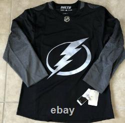 TAMPA BAY LIGHTNING size 46 SMALL Alternate 3rd Style ADIDAS NHL HOCKEY JERSEY