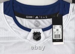 TAMPA BAY LIGHTNING size 52 = Large white away Adidas Authentic Hockey Jersey