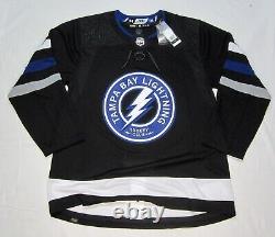 TAMPA BAY LIGHTNING size 60 = 3XL Alternate Adidas Authentic NHL Hockey Jersey