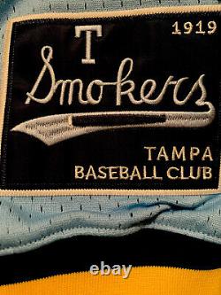 TAMPA BAY SMOKERS MENS L Ebbets Field BASEBALL JERSEY