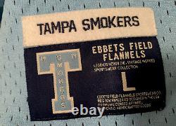 TAMPA BAY SMOKERS MENS L Ebbets Field BASEBALL JERSEY