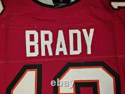 TOM BRADY 12 TAMPA BAY BUCCANEERS Red Nike VAPOR Elite Football Jersey sz 52 NWT