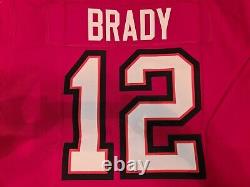 TOM BRADY 12 TAMPA BAY BUCCANEERS Red Nike VAPOR Elite Football Jersey sz 52 NWT