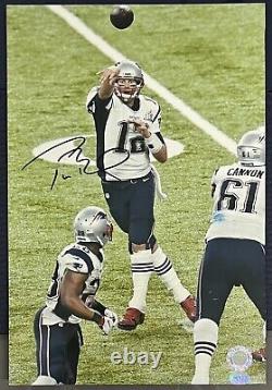 TOM BRADY Signed Photo + Jersey New England Tampa Bay NFL Super Bowl FRAMED COA