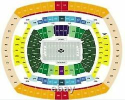 TWO NEW YORK JETS vs TAMPA BAY BUCS TICKETS JAN 2 SECTION 131 ROW 22 WithPARKING