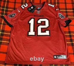 Tampa Bay Buccaneers #12 Tom Brady Nike On Field Men's Jersey Stitched Sz XL C13