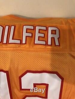 Tampa Bay Buccaneers #12 Trent Dilfer Mens NFL Mitchell & Ness Jersey Sz 60
