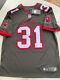 Tampa Bay Buccaneers #31 Winfield Jr Nike On Field Men Jersey Gray Stitched Lg