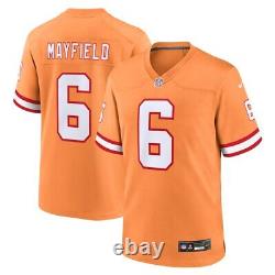 Tampa Bay Buccaneers Baker Mayfield #6 Nike Orange Throwback NFL Game Jersey