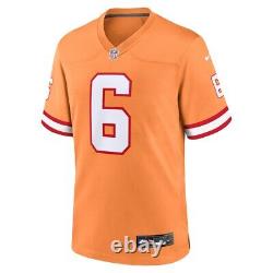 Tampa Bay Buccaneers Baker Mayfield #6 Nike Orange Throwback NFL Game Jersey