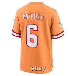 Tampa Bay Buccaneers Baker Mayfield #6 Nike Orange Throwback NFL Game Jersey