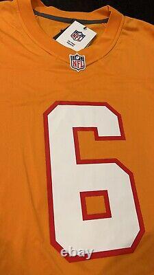 Tampa Bay Buccaneers Baker Mayfield #6 Nike Orange Throwback NFL Game Jersey