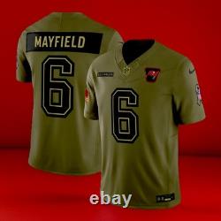 Tampa Bay Buccaneers Baker Mayfield Nike 2025 Salute To Service Limited Jersey
