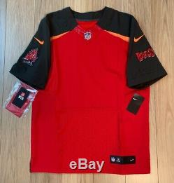 Tampa Bay Buccaneers Bucs Nike OnField NFL Sewn Elite Football Jersey Blank 44