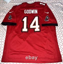Tampa Bay Buccaneers Chris Godwin #14 Nike Red Super Bowl LV Bound Game Jersey
