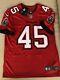 Tampa Bay Buccaneers Devin White #45 Nike Red Bound Game Jersey Md