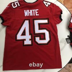 Tampa Bay Buccaneers Devin White #45 Nike Red ELITE Jersey Stitched Size 44