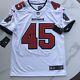 Tampa Bay Buccaneers Devin White #45 Nike White Bound Game Jersey Small Stitched