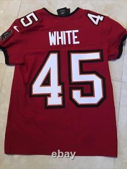 Tampa Bay Buccaneers Devin White #45Nike Red ELITE Jersey Stitched Size 40