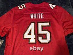 Tampa Bay Buccaneers Devin White Super Bowl LV 55 Patch Jersey Nike Red L, 2XL