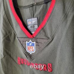 Tampa Bay Buccaneers Football Jersey Mens 40 Grey Nike Elite Authentic Vapor NWT