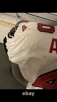Tampa Bay Buccaneers Mike Alstott Team Game Issued Away White Adidas Jersey Bucs