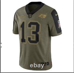 Tampa Bay Buccaneers Mike Evans Nike Olive 2021 Salute To Service Limited Jersey
