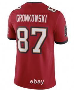 Tampa Bay Buccaneers Rob Gronkowski Men's Red NFL Vapor Limited Jersey Men's XXL