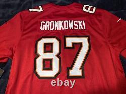 Tampa Bay Buccaneers Rob Gronkowski Super Bowl LV 55 Patch Jersey Nike M, L, 2XL