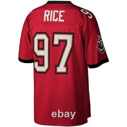 Tampa Bay Buccaneers Simeon Rice #97 Mitchell & Ness Red 2002 NFL Legacy Jersey