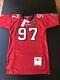 Tampa Bay Buccaneers Simon Rice # 97 Mitchell Ness Red 2002 Throwback Jersey Nwt