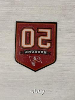Tampa Bay Buccaneers Team Issued Authentic 50 Year 50yr Anniversary Jersey Patch
