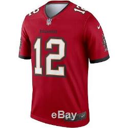 Tampa Bay Buccaneers Tom Brady #12 Nike Red NEW 2020 Color Rush Legend Jersey