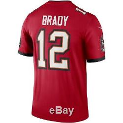 Tampa Bay Buccaneers Tom Brady #12 Nike Red NEW 2020 Color Rush Legend Jersey