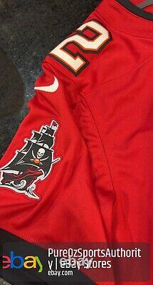 Tampa Bay Buccaneers Tom Brady #12 Nike Red NFL Vapor Limited Jersey Size Small