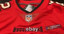 Tampa Bay Buccaneers Tom Brady #12 Nike Red NFL Vapor Limited Jersey Size Small