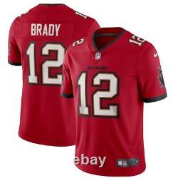 Tampa Bay Buccaneers Tom Brady #12 Nike Red NFL Vapor Limited Jersey Size Small